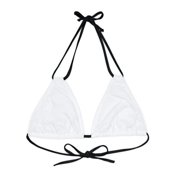 Strappy Triangle Bikini Top (AOP) - Image 2