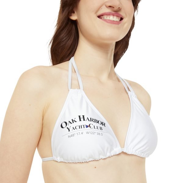 Strappy Triangle Bikini Top (AOP) - Image 8