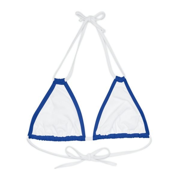 Strappy Triangle Bikini Top (AOP) - Image 2