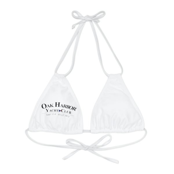 Strappy Triangle Bikini Top (AOP) - Image 5